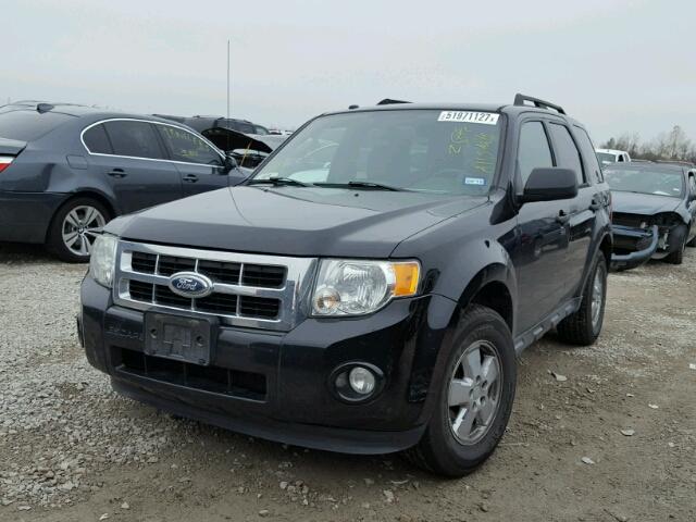 1FMCU9D77CKB37759 - 2012 FORD ESCAPE XLT BLACK photo 2