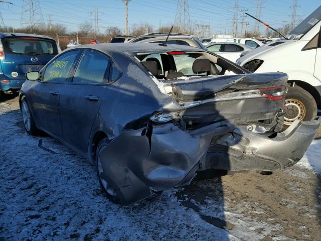 1C3CDFBA9DD346416 - 2013 DODGE DART SXT GRAY photo 3