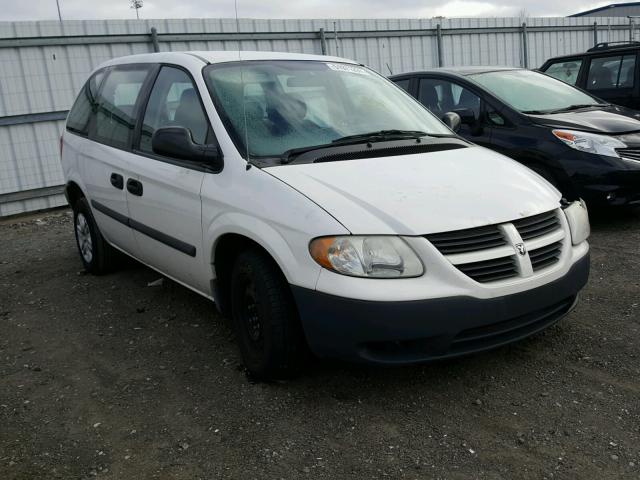 1D4GP25E66B749394 - 2006 DODGE CARAVAN SE WHITE photo 1