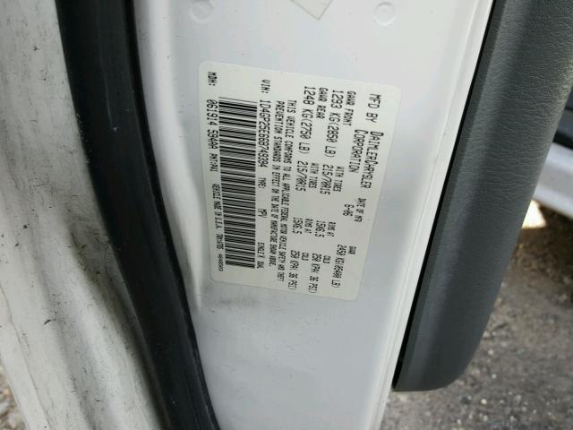 1D4GP25E66B749394 - 2006 DODGE CARAVAN SE WHITE photo 10