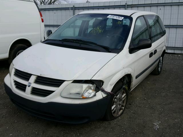 1D4GP25E66B749394 - 2006 DODGE CARAVAN SE WHITE photo 2