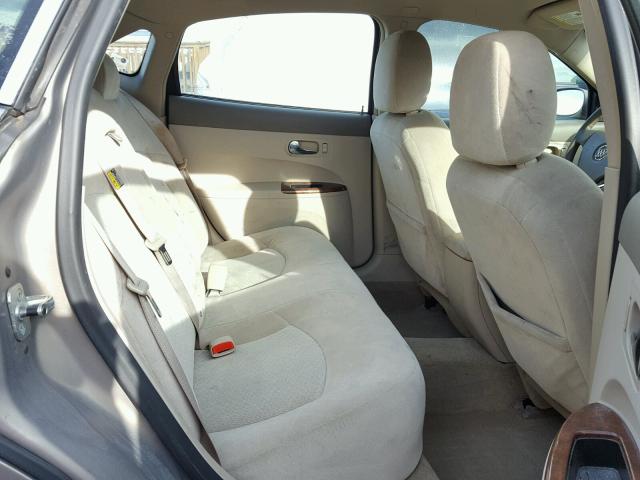 2G4WC582561208145 - 2006 BUICK LACROSSE C TAN photo 6