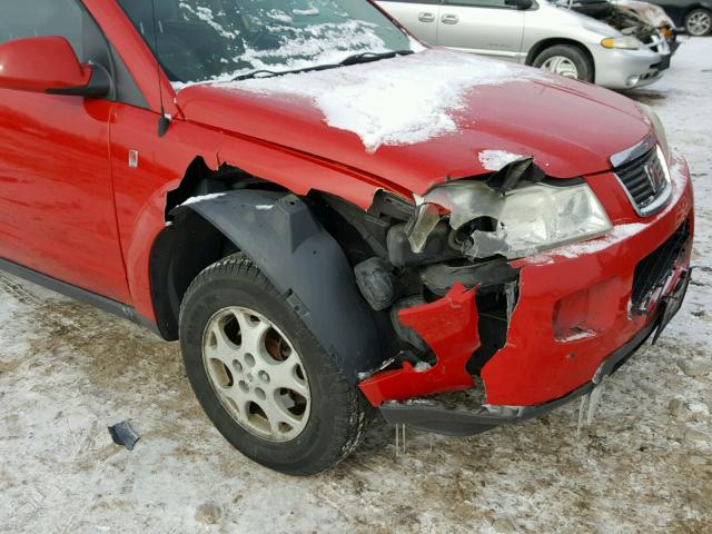 5GZCZ53426S825063 - 2006 SATURN VUE RED photo 9