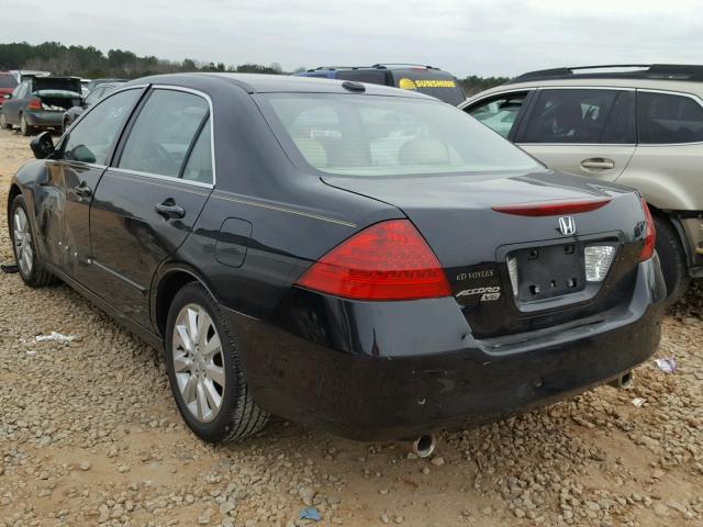 1HGCM66526A066786 - 2006 HONDA ACCORD EX BLACK photo 3