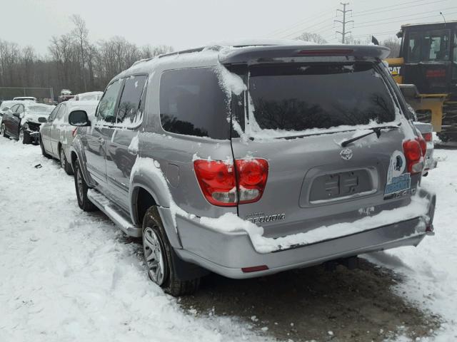 5TDBT48A96S265669 - 2006 TOYOTA SEQUOIA LI SILVER photo 3