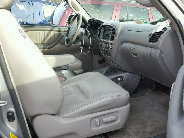 5TDBT48A96S265669 - 2006 TOYOTA SEQUOIA LI SILVER photo 5