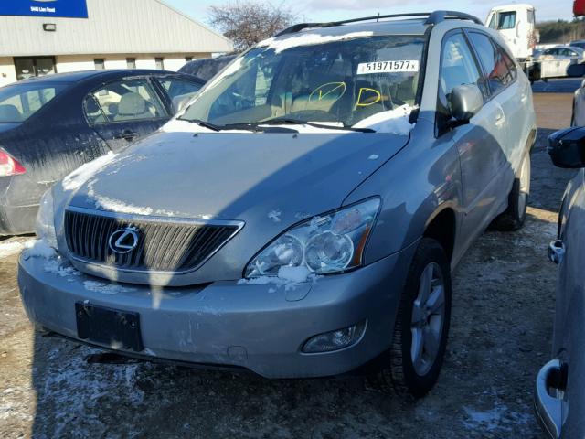 2T2HA31UX5C053963 - 2005 LEXUS RX 330 SILVER photo 2