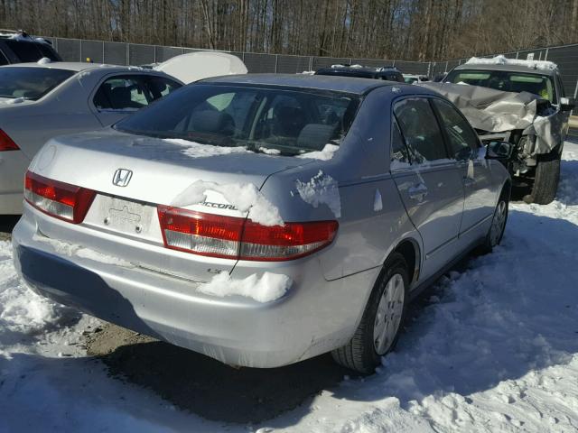 1HGCM56373A115775 - 2003 HONDA ACCORD LX SILVER photo 4