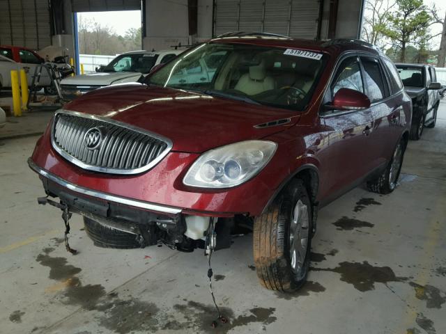 5GAEV23D49J172347 - 2009 BUICK ENCLAVE CX RED photo 2