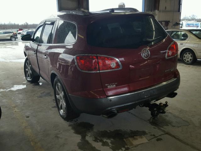 5GAEV23D49J172347 - 2009 BUICK ENCLAVE CX RED photo 3