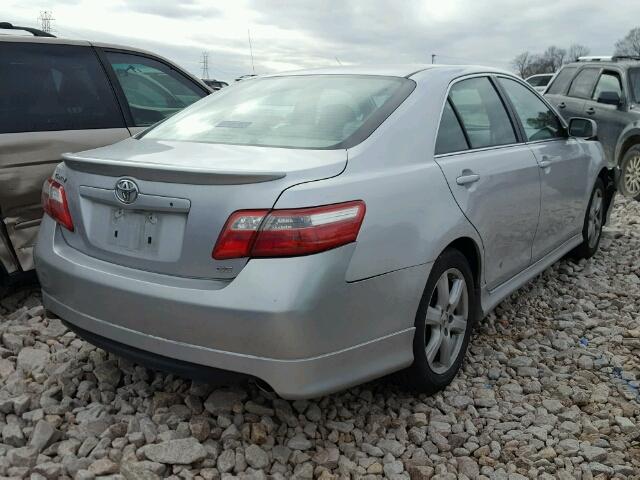 4T1BK46K07U506171 - 2007 TOYOTA CAMRY NEW SILVER photo 4