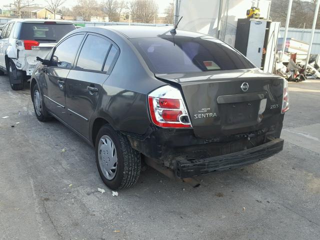 3N1AB61E88L756141 - 2008 NISSAN SENTRA 2.0 GRAY photo 3