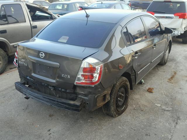 3N1AB61E88L756141 - 2008 NISSAN SENTRA 2.0 GRAY photo 4