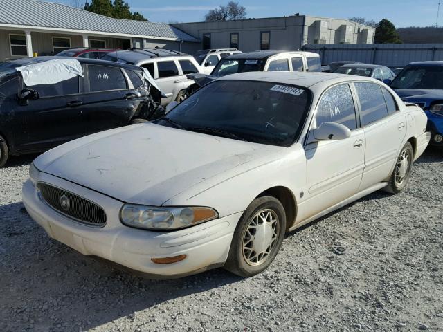 1G4HR54K21U270466 - 2001 BUICK LESABRE LI WHITE photo 2