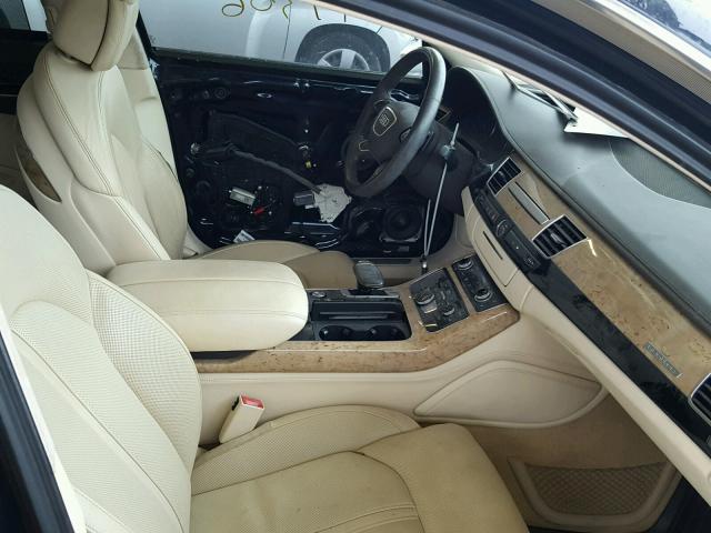 WAURVAFD5BN008977 - 2011 AUDI A8 L QUATT BLUE photo 5