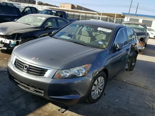 1HGCP2F3XAA008674 - 2010 HONDA ACCORD LX GRAY photo 2