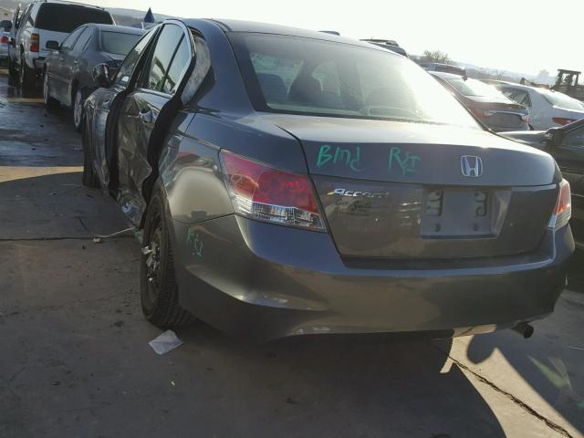 1HGCP2F3XAA008674 - 2010 HONDA ACCORD LX GRAY photo 3