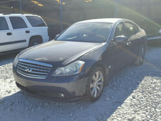 JNKAY01E76M112320 - 2006 INFINITI M35 BASE BLUE photo 2