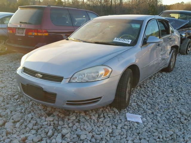 2G1WT58K269238587 - 2006 CHEVROLET IMPALA LT SILVER photo 2