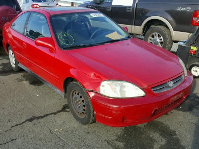 1HGEJ8240YL060048 - 2000 HONDA CIVIC EX RED photo 1