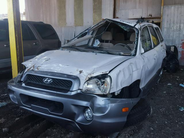 KM8SC13D04U775915 - 2004 HYUNDAI SANTA FE G WHITE photo 2