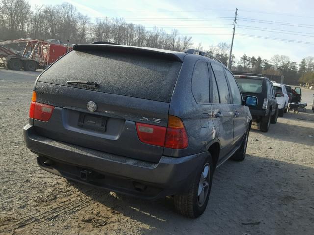 5UXFA53562LP28658 - 2002 BMW X5 3.0I GRAY photo 4