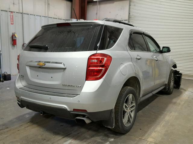 2GNFLGE32G6209567 - 2016 CHEVROLET EQUINOX LT SILVER photo 4