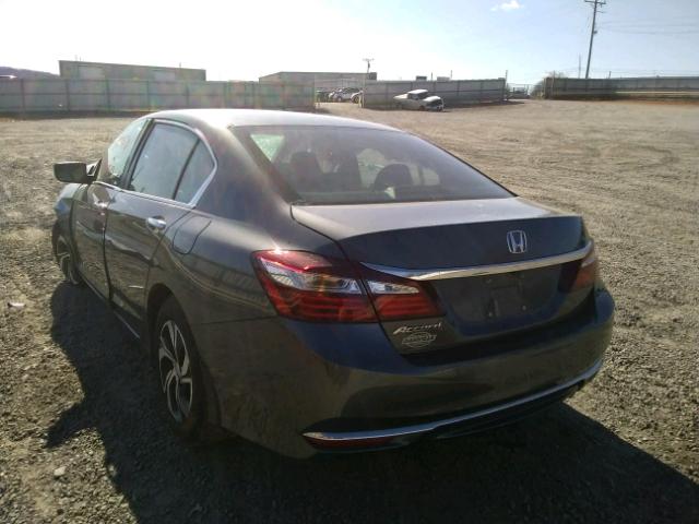 1HGCR2F36HA175957 - 2017 HONDA ACCORD LX GRAY photo 3