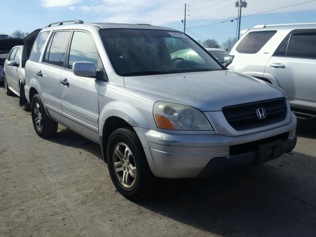 2HKYF18403H549199 - 2003 HONDA PILOT EX SILVER photo 1