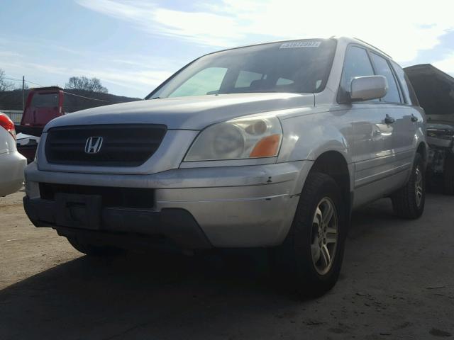 2HKYF18403H549199 - 2003 HONDA PILOT EX SILVER photo 2