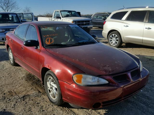 1G2NF52F33C134415 - 2003 PONTIAC GRAND AM S MAROON photo 1