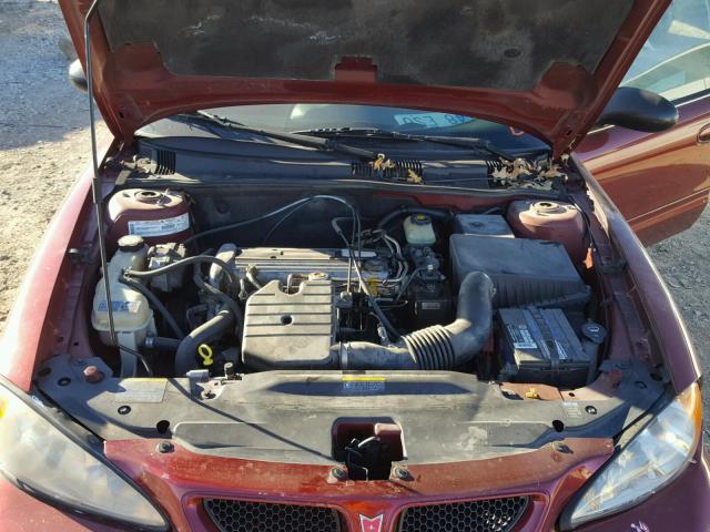 1G2NF52F33C134415 - 2003 PONTIAC GRAND AM S MAROON photo 7