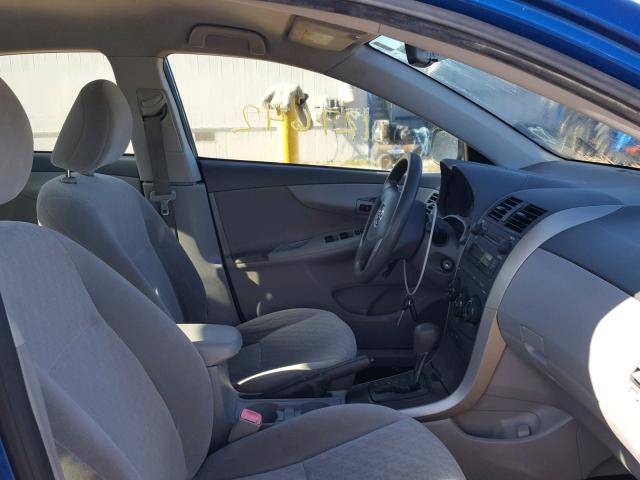 JTDBL40E799088864 - 2009 TOYOTA COROLLA BA BLUE photo 5