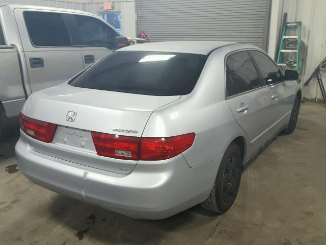 3HGCM56455G711108 - 2005 HONDA ACCORD LX SILVER photo 4