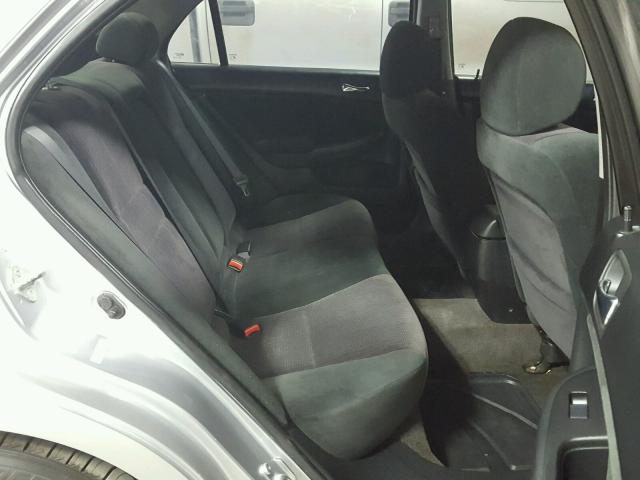 3HGCM56455G711108 - 2005 HONDA ACCORD LX SILVER photo 6