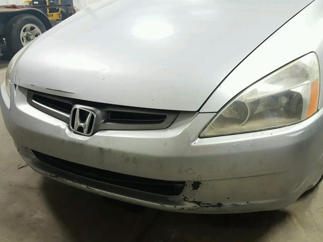 3HGCM56455G711108 - 2005 HONDA ACCORD LX SILVER photo 9