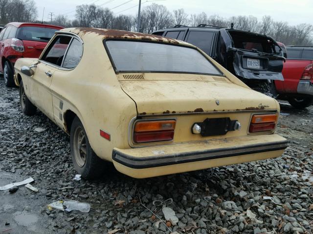 GAECPT20941 - 1974 MERCURY CAPRI YELLOW photo 3