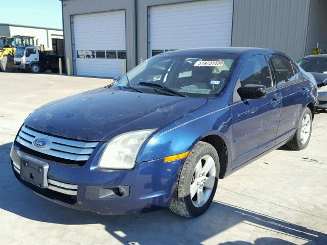 3FAFP07Z06R167936 - 2006 FORD FUSION SE BLUE photo 2