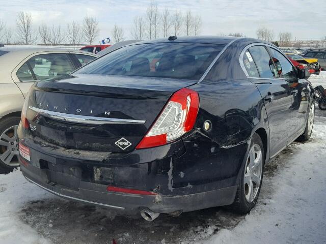 1LNHL9EK7GG602402 - 2016 LINCOLN MKS BLACK photo 4