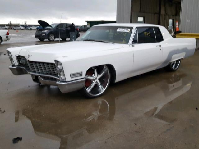 J7111142 - 1967 CADILLAC COUPE DEVI WHITE photo 2