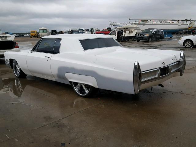 J7111142 - 1967 CADILLAC COUPE DEVI WHITE photo 3