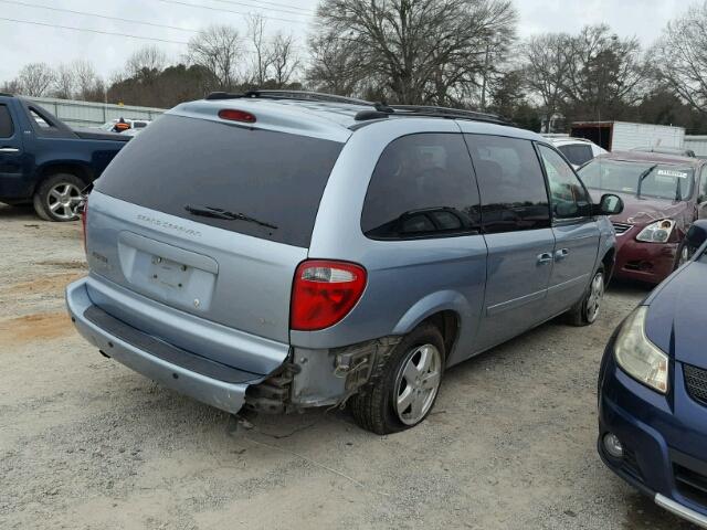 2D8GP44L75R513489 - 2005 DODGE GRAND CARA BLUE photo 4