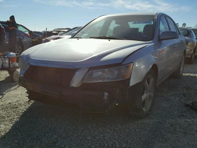 5NPEU46F18H353956 - 2008 HYUNDAI SONATA SE GRAY photo 2