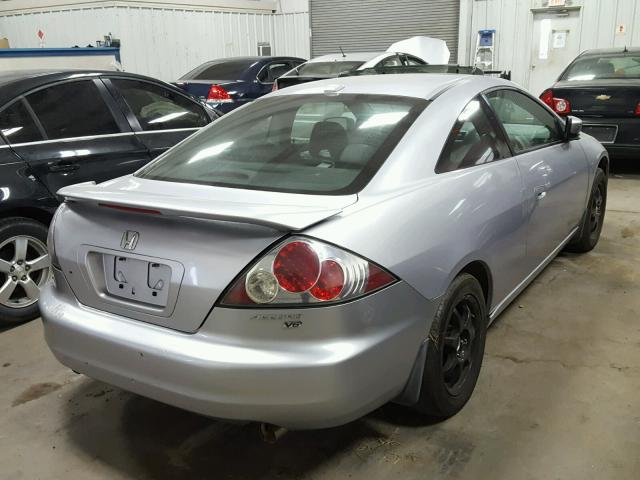 1HGCM82635A007867 - 2005 HONDA ACCORD EX SILVER photo 4