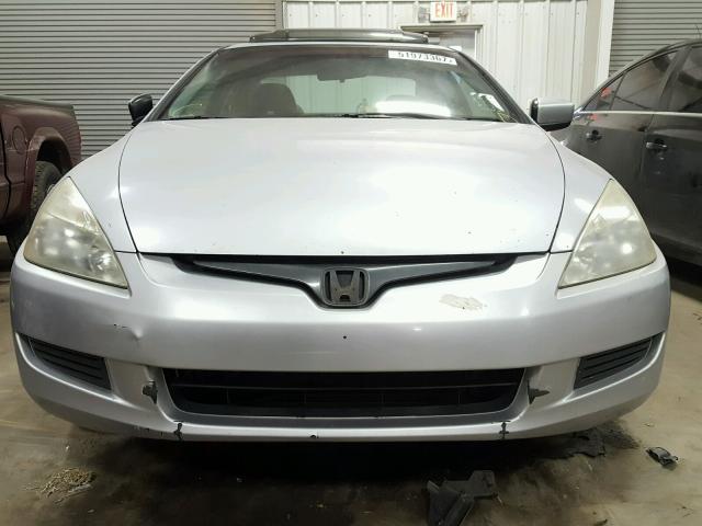 1HGCM82635A007867 - 2005 HONDA ACCORD EX SILVER photo 9