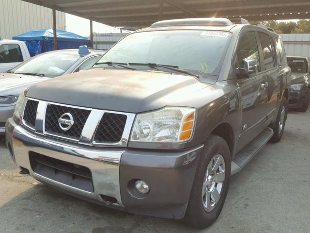 5N1AA08C87N713429 - 2007 NISSAN ARMADA SE SILVER photo 2