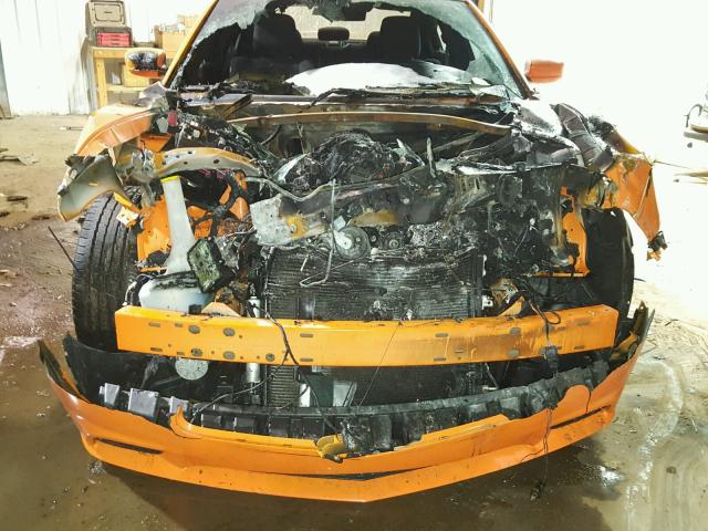 2C3CDXCT1EH159116 - 2014 DODGE CHARGER R/ ORANGE photo 9