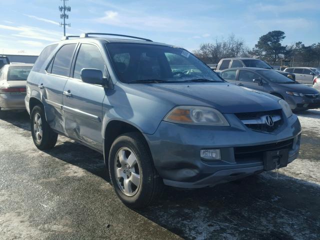 2HNYD18285H546044 - 2005 ACURA MDX BLUE photo 1