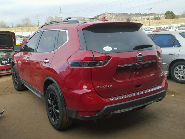 5N1AT2MV4HC833352 - 2017 NISSAN ROGUE SV RED photo 3