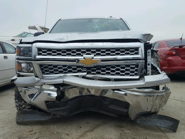 3GCPCREH5EG425242 - 2014 CHEVROLET SILVERADO SILVER photo 9